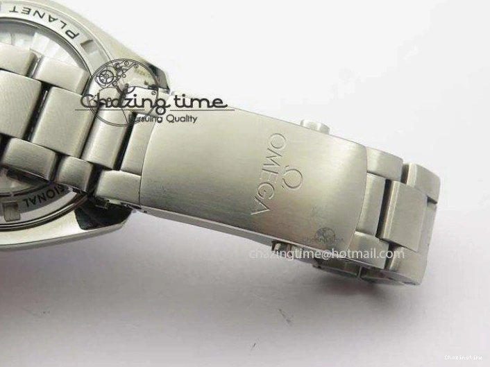 0308 Planet Ocean SS Bp Maker 45mm Black Bezel On SS Bracelet A OnTrend 8218